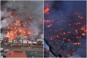 Gdanske – milžiniškas gaisras: liepsnoja istorinis pastatas, tarp versijų – ir užsienio valstybės veiksmai  