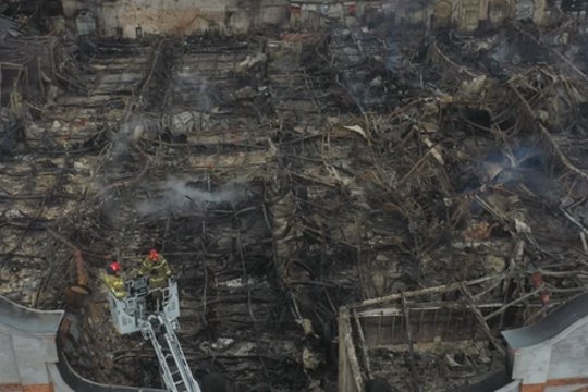 Po Gdanske kilusio gaisro skaičiuojami nuostoliai: žala siekia dešimtis tūkstančių eurų