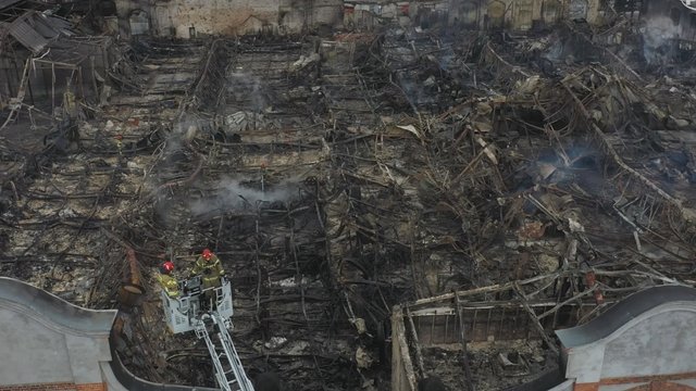 Po Gdanske kilusio gaisro skaičiuojami nuostoliai: žala siekia dešimtis tūkstančių eurų