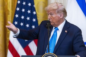 „Hamas“: D. Trumpo pastabos yra ketinimų okupuoti Gazą deklaravimas