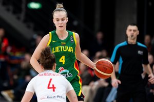Europa, mes atriedame: Lietuvos krepšininkės praktiškai užsitikrino vietą EČ
