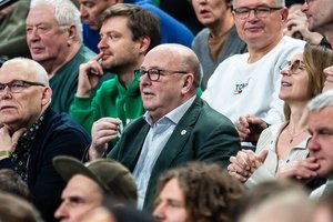 V. Matijošaitis pirmą kartą po konflikto su GWB pasirodė „Žalgirio“ rungtynėse