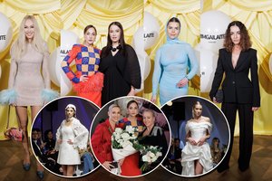 Būriui garsenybių R. Rimgailaitė pristatė žadą atimančią vestuvinę kolekciją: domėjosi ir I. Stonkuvienė