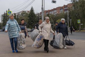 Ukraina teigia esanti pasirengusi atidaryti humanitarinį koridorių Rusijos Kursko srityje