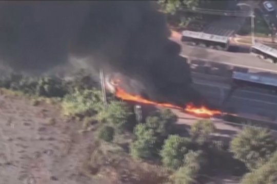 Vaizdai iš įvykio vietos: dar viena lėktuvo tragedija Brazilijoje pareikalavo aukų