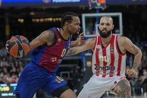 „Olympiakos“ per akimirką nužudė „Barcelona“: viską lėmė metimas likus likus 0,2 sek