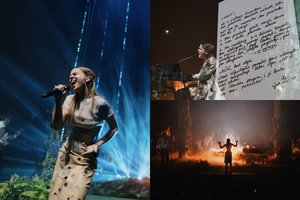 Gabrielės Vilkickytės triumfas: koncerte dainavo visa „Žalgirio“ arena, širdį šildė laužas scenoje