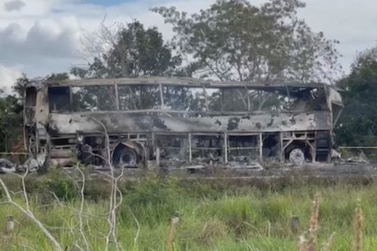 Savaitgalis, paženklintas katastrofa: Meksikoje per autobuso avariją žuvo 41 žmogus