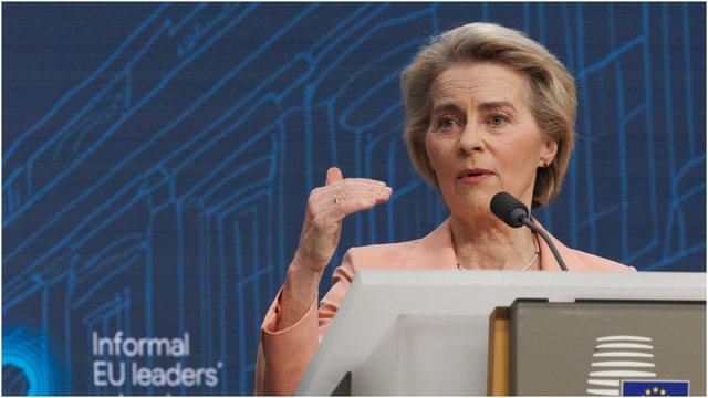 U. von der Leyen pabrėžė Baltijos šalių rodomą pavyzdį ir skelbia naują erą: „Jūs tiesiate kelią“