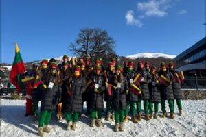 Iškilminga atidarymo ceremonija prasidėjo Europos jaunimo žiemos olimpinis festivalis