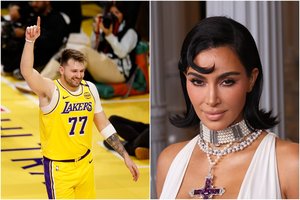 Internete plinta melagiena: ar tikrai K. Kardashian flirtavo su L. Dončičiumi?