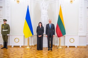 G. Nausėda pasveikino naująją Ukrainos ambasadorę Lietuvoje