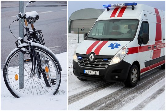 Moters vairuojamas automobilis Šalčininkuose partrenkė dviratininkę