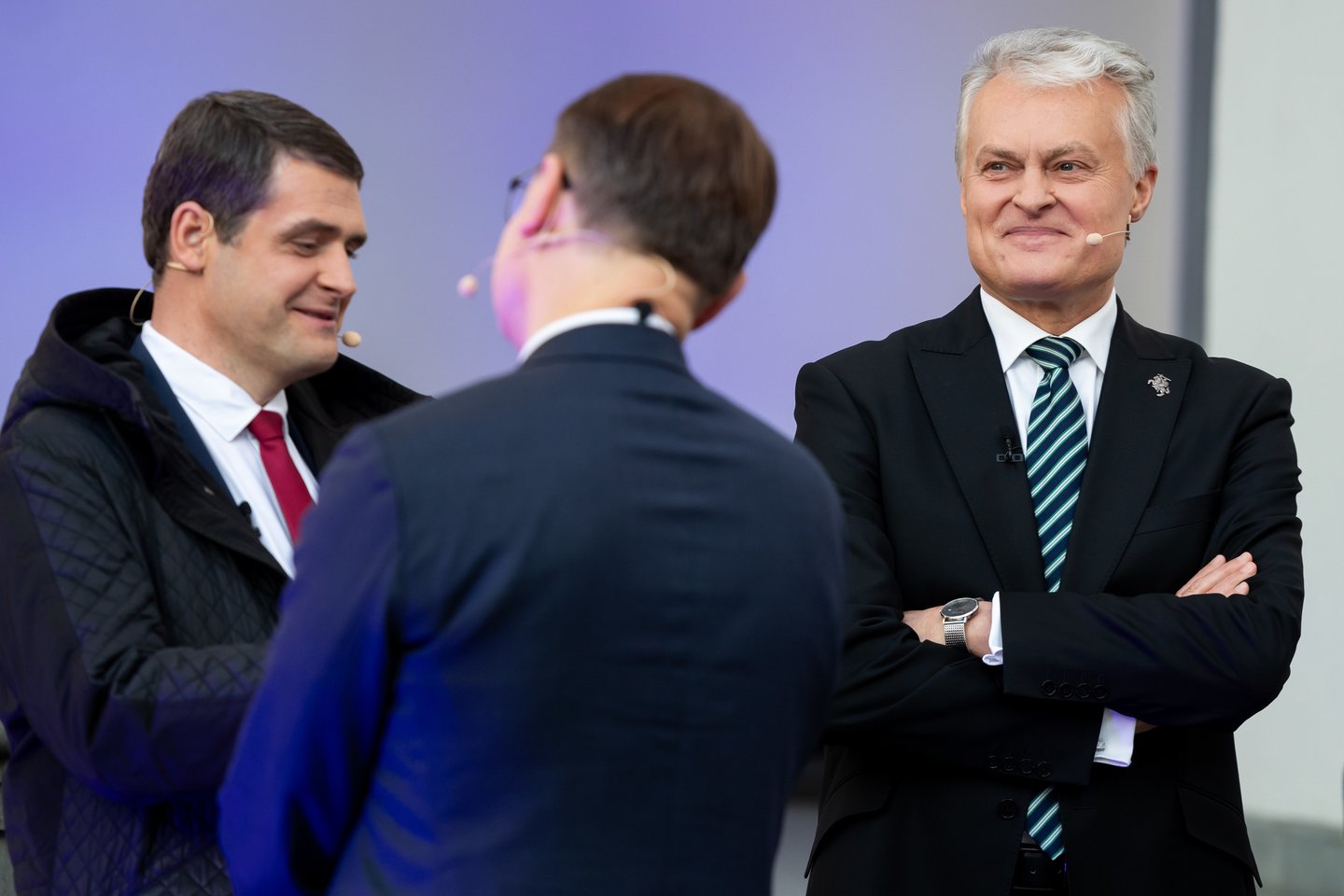 G. Nausėdai – dar vienas R. Žemaitaičio kirtis: žmonės liko šokiruoti.<br>T.Bauro nuotr.