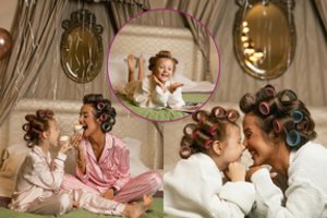 Viktorijos Siegel šeimoje – pasakiška šventė: su dukra įsisuko į mergaitišką pižamų vakarėlį