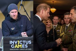 Lietuvos kariai susitiko su princu Harry: sulaukė išskirtinio dėmesio