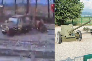 Ukrainoje pastebėta keista rusų ginkluotė