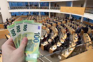 Apie pinigų klodus šešėlyje šaukiantys Seimo nariai patys ten slepiasi: išgirdę pasiūlymą stojo piestu 