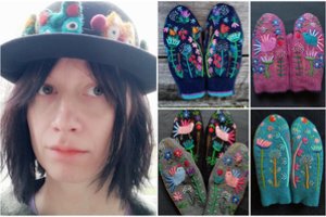 Vilnietės mokytojos originalumui ribų nėra: išskirtinėmis pirštinėmis sužavėjo tūkstančius