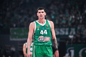 K. Nunnas strigo, bet „Panathinaikos“ be didesnio vargo žengė į Graikijos taurės finalą