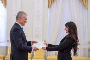 Ukrainos ambasadorė Lietuvoje: mes turime būti NATO nariai, tai vienintelis būdas užtikrinti Europos saugumą