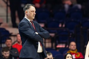 Laukiantį triumfo vakarą pagarsinęs N. Čanakas – apie džiaugsmą dėl žaidėjų ir KMT bronzos reikšmę