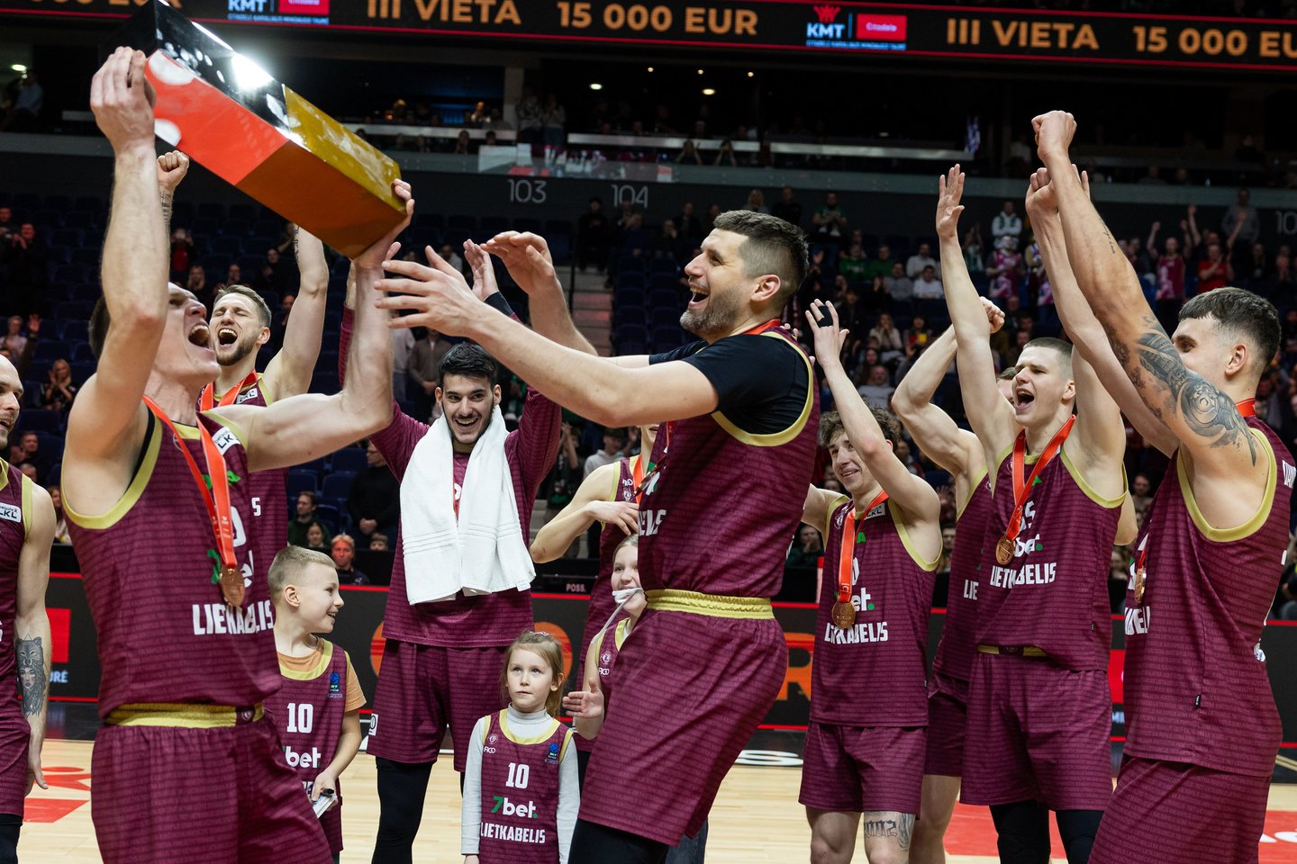 „Lietkabelio“ krepšininkai<br>T.Bauro nuotr.