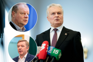 G. Nausėda apie santykius su S. Skverneliu: iš R. Karbauskio sužinojau, kad po rinkimų jis užsidegė asmenine neapykanta