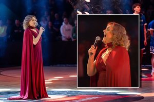 Didingas momentas: Rositos Čivilytės sugiedota Tautiška giesmė sušildė tūkstančius širdžių