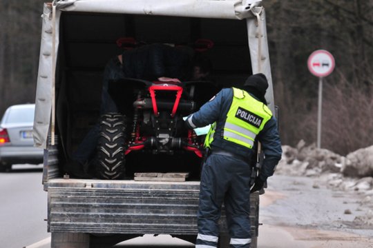 Vilniaus rajone pavogti trys keturračiai