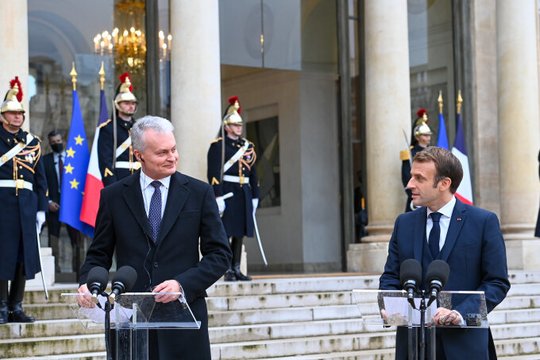 G. Nausėda dalyvaus E. Macrono rengiamame antrajame lyderių susitikime dėl Ukrainos