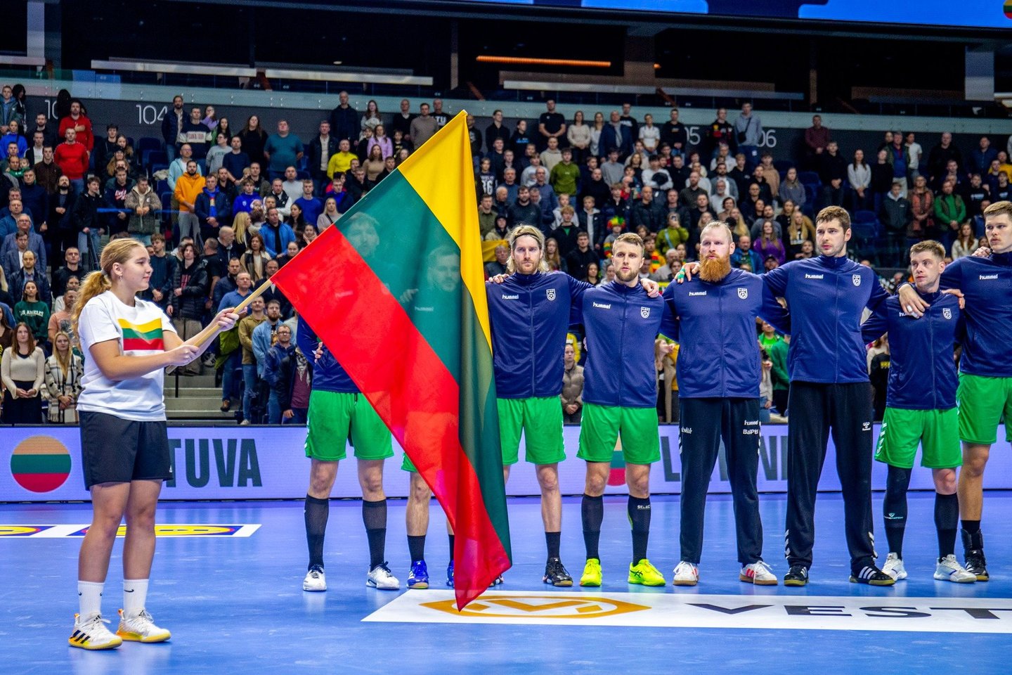 Lietuvos vyrų rankinio rinktinė<br> rankinis.lt nuotr.