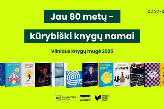 80-ąjį jubiliejų mininti leidykla VAGA kviečia: kokių renginių-diskusijų nepraleisti Vilniaus knygų mugėje?