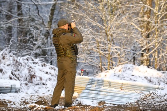 VSAT: pastarąją parą neteisėtų migrantų pasienyje su Baltarusija nefiksuota