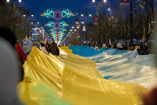 Minint trečiąsias karo Ukrainoje metines, savaitgalį Vilniuje bus ribojamas eismas