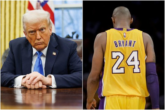 Su NBA tiltus anksčiau deginęs D. Trumpas priminė apie save – šįkart atsisuko į K. Bryantą