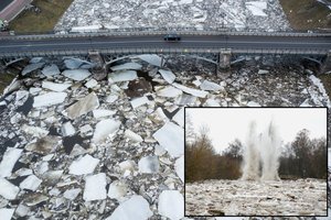 Dabar tai būtų sunku net įsivaizduoti: ledą upėse tekdavo net sprogdinti