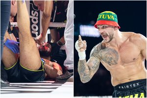 S. Maslobojevo šou Kaune – po smūgių krušos varžovą iš Nigerijos išnešė neštuvais