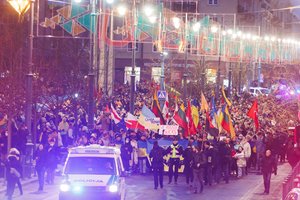 Lietuvoje minimos trečiosios karo Ukrainoje metinės