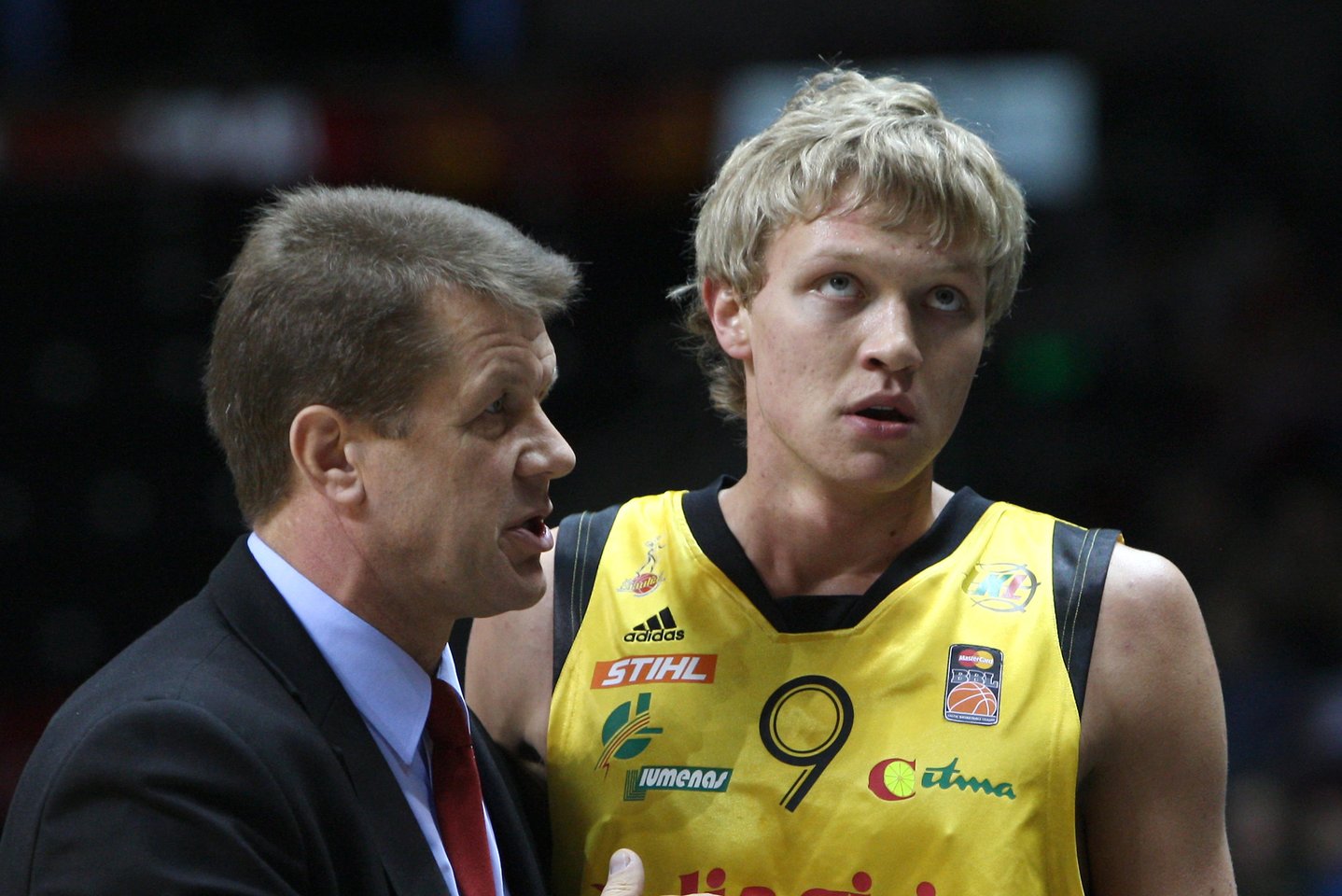 A.Sireika treniravo M.Kuzminską.<br>G.Šiupario nuotr.