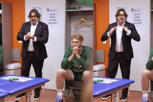 Pamatykite: paviešinta emocinga A. Trinchieri kalba iš „Žalgirio“ rūbinės