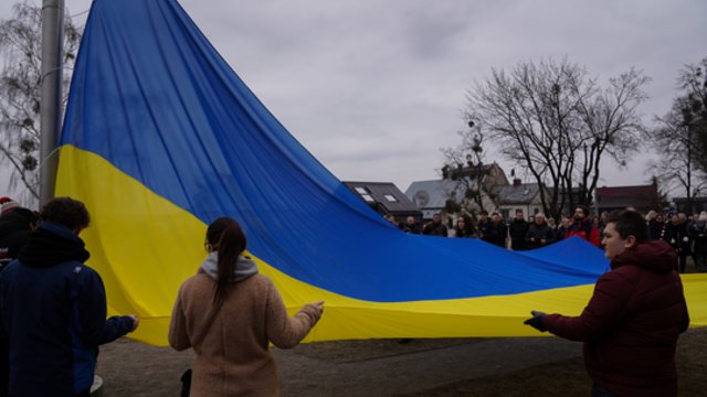 Ukraina mini trečiąsias Rusijos invazijos metines: Kyjive susirinko ES lyderiai