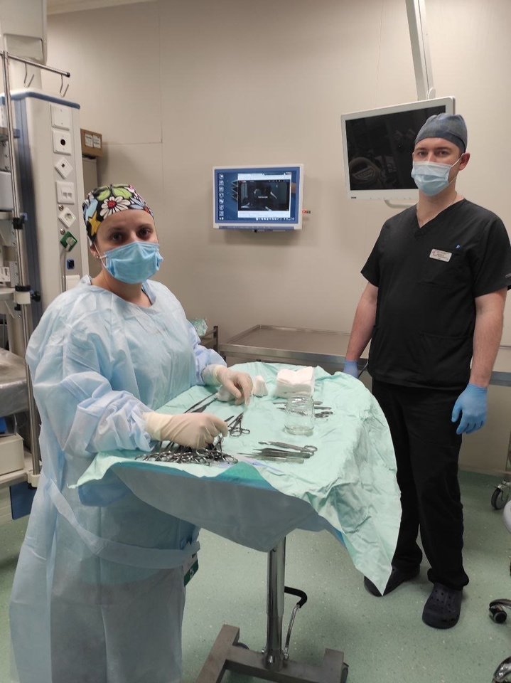 Ligoninė Ukrainoje.<br>OHMATDYT nacionalinės specializuotos vaikų ligoninės Kyjive nuotr.