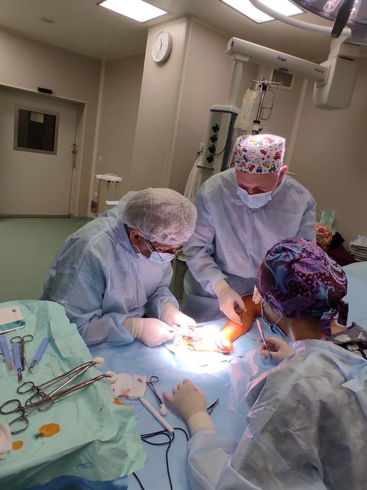 Ligoninė Ukrainoje.<br>OHMATDYT nacionalinės specializuotos vaikų ligoninės Kyjive nuotr.