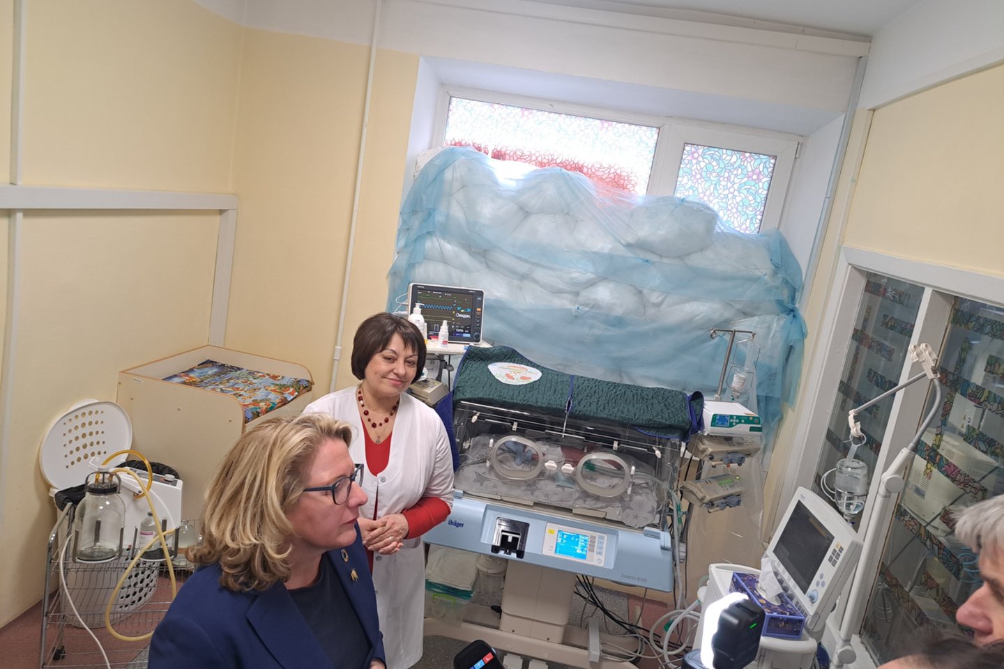 „Ochmatdyt“ vaikų ligoninė Ukrainoje.<br>Scanpix/dpa nuotr.