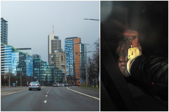 Peiliu ginkluotas vyras Vilniuje siautėjo banke – prireikė policijos ir psichiatrų pagalbos