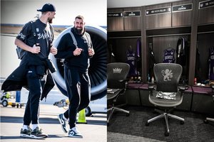 Gražu: D. Sabonis užfiksuotas su išskirtine „Žalgirio“ atributika