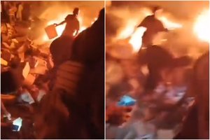 Lėktuvo katastrofa Sudane: gyvenamajame rajone sudužus orlaiviui žuvo dešimtys žmonių