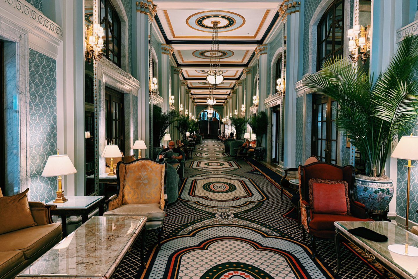 Ypatingame viešbutyje JAV apsistojęs Orijus Gasanovas neslėpė emocijų.<br> Asmeninio archyvo nuotr.