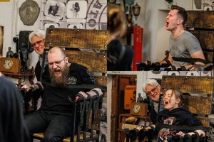 Muziejaus gimtadienyje – būrys žinomų veidų: išbandė veikiančią elektros kėdę